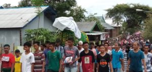 Korban Kena Panah Dimakamkan