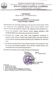 Tambora Terbakar Jalur Pendakian Ditutup Sementara