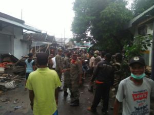 Lapak Pasar Bawah Dibongkar
