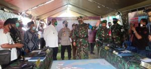 Danrem 162/Wira Bhakti Pimpin Upacara Latihan Posko di Kodim Dompu