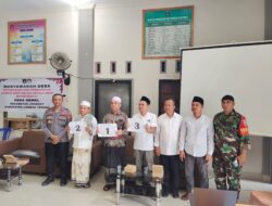 Jelang Pilkades PAW, Panitia dan Para Calon Kades Jonggat Komitmen Jaga Kondusifitas