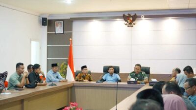 Pemerintah Kabupaten Dompu Gelar Rapat Koordinasi Ketahanan Pangan dan Serap Gabah Bersama Bulog dan Mitra Kerja