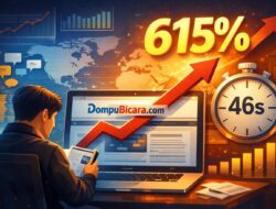 Pembaca Dompubicara.com Melonjak Tajam, Durasi Baca Tembus 615 Persen