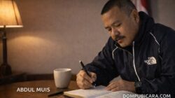 Abdul Muis sedang menulis