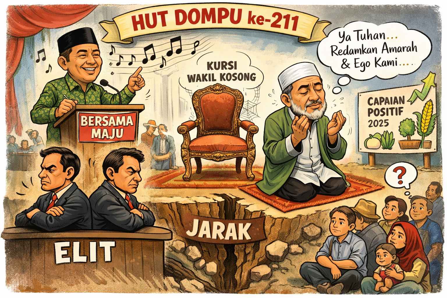 Hut Dompu dan Doa yang membumi