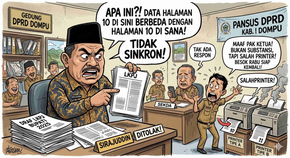 Karena tidak singkron LKPJ Bupati Dompu ditolak Pansus DPRD