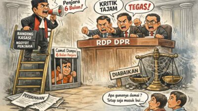 Perdamaian Dihukum, Jaksa Menggugat, RDP DPR Ramai, Keadilan Tetap Sepi