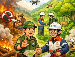 JAGA KEBERLANJUTAN HUTAN LINDUNG, BKPH WILAYAH VII PERKUAT KOLABORASI DENGAN PT STM