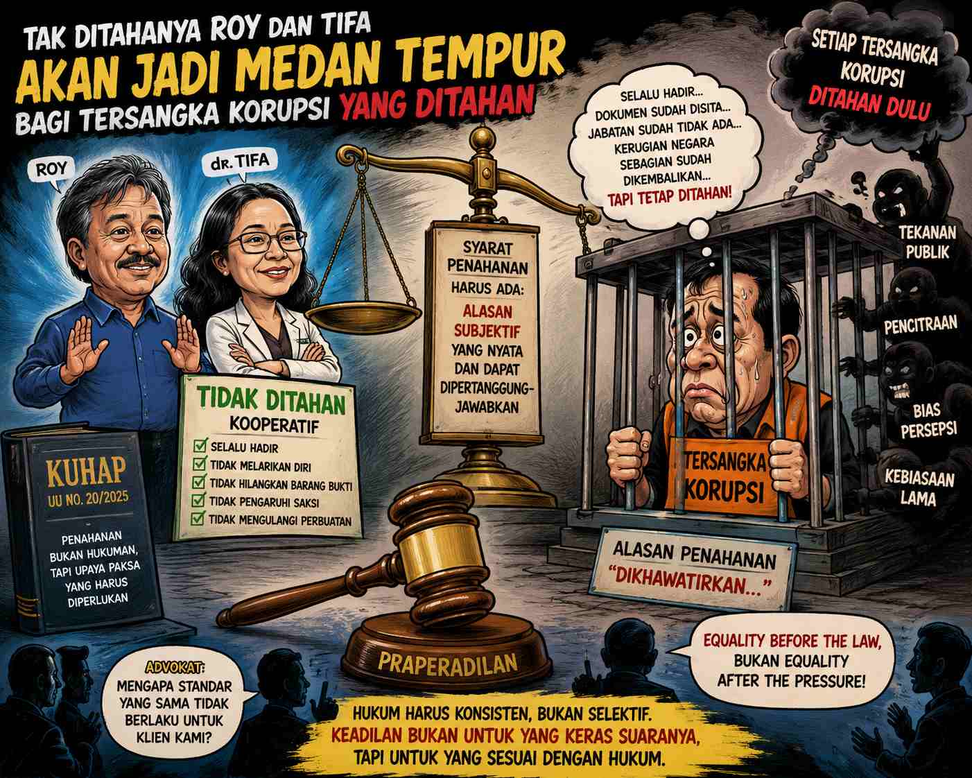 Roy dan Tifa Potret baru penegakan hukum