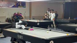 LIVE REPORT | Ana Pecah Telur! Emas Pertama Biliar Dompu Lahir dari Duel Menegangkan