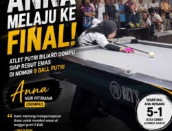 Atlet Biliar Putri Dompu Melaju ke Final, Selangkah Lagi Menuju Emas