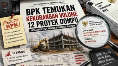BPK Temukan Kekurangan Volume 12 Proyek Dompu, Ini Maknanya