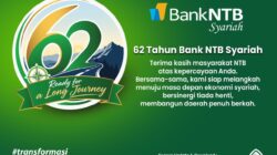 Selamat HUT Bank NTB Syariah ke 62 Tahun 2026