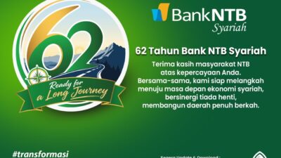 Selamat HUT Bank NTB Syariah ke 62 Tahun 2026