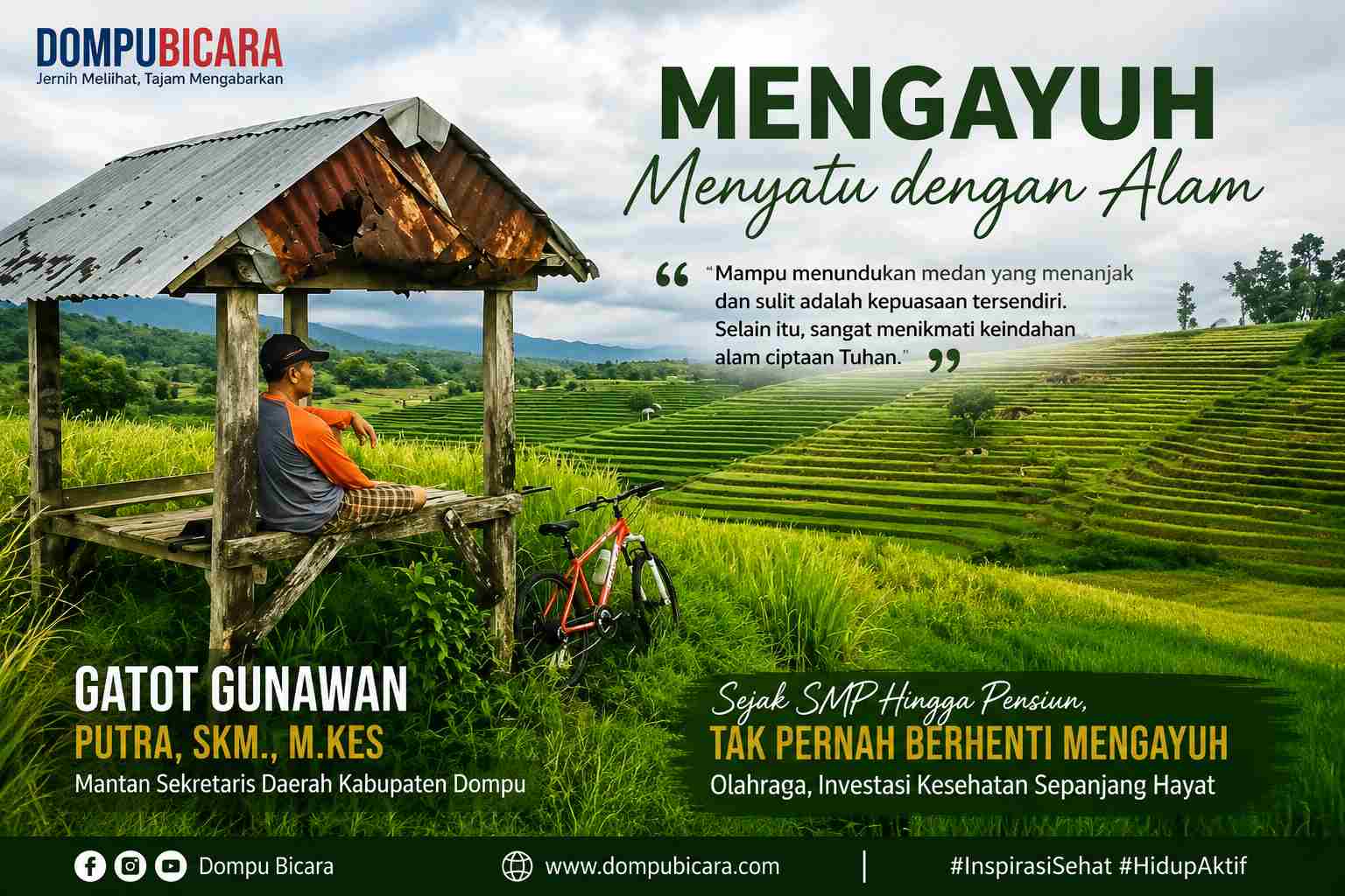 Gowes dan cinta alam