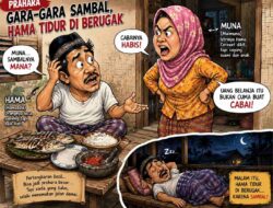 Gara-Gara Sambal, Hamazale Tidur di Berugak