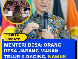 Benarkah Menteri Desa Nyatakan Orang Desa Jarang Makan Telur dan Daging?