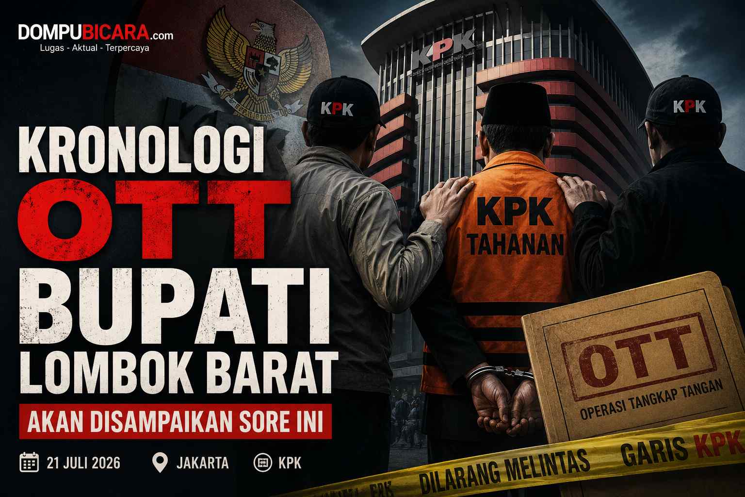 KPK OTT Bupati Lobar