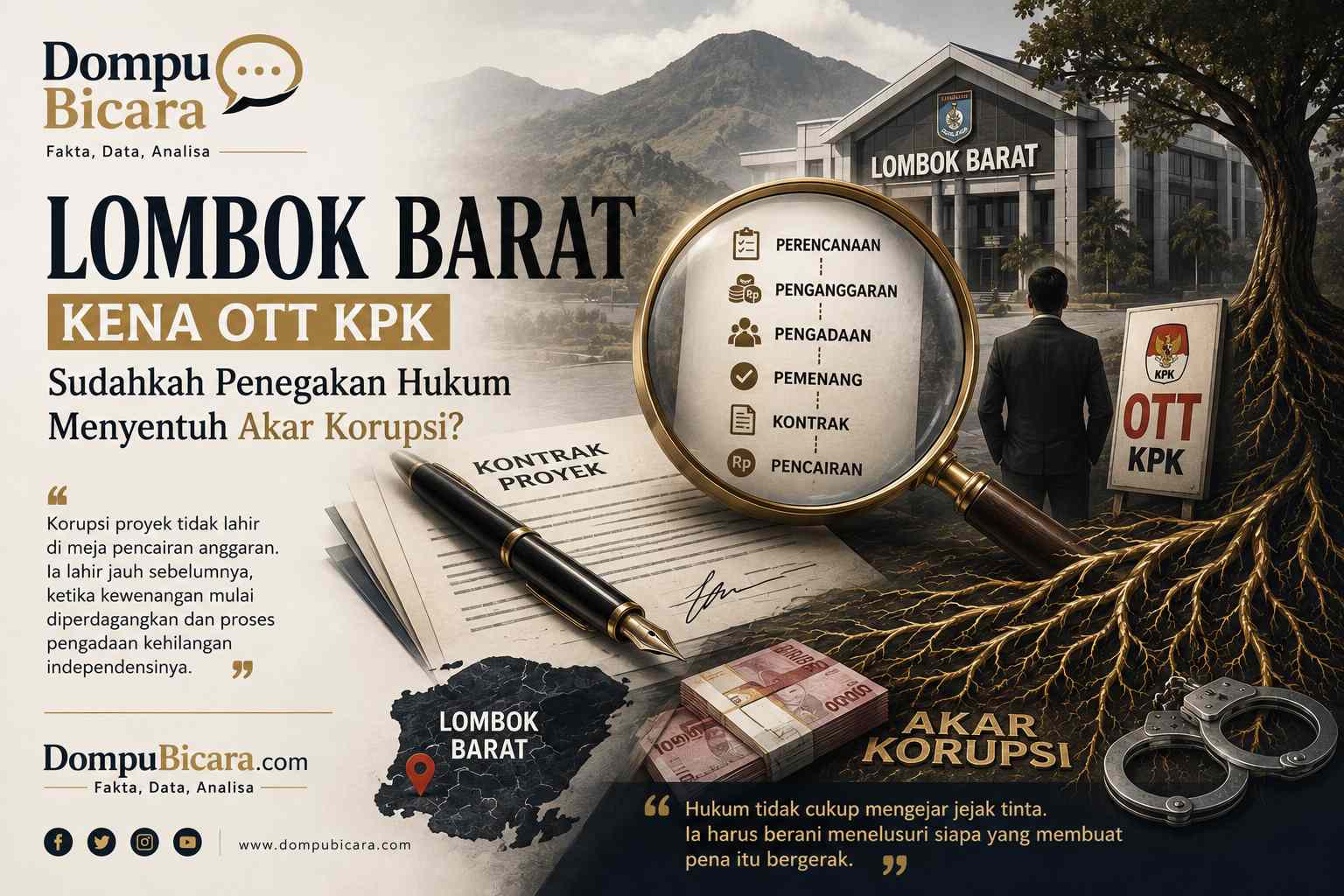 Lombok Barat Kena OTT KPK