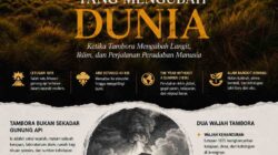 Meletusnya Gunung Tambora telah merubah wajah dunia