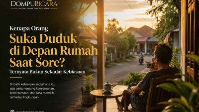 Kenapa Orang Suka Duduk di Depan Rumah Saat Sore? Ternyata Bukan Sekadar Kebiasaan