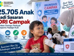 25.705 Anak Jadi Sasaran ORI Campak, Dinkes Dompu Perkuat Respons Hadapi KLB